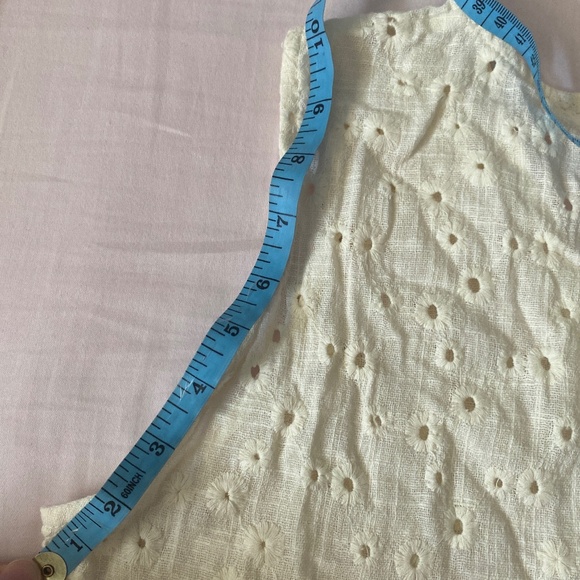 Free People White Sleeveless Boho Top |  Size Medium - Picture 6 of 6